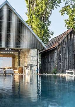 Ein romantisches Chalet mit privatem Pool in der Natur  Ein romantisches Chalet mit privatem Pool in der Natur