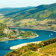 Reichenstein Castle in the Rhine Gorge, Germany