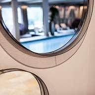 A view into the pool