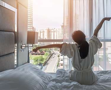 Start the day relaxed Start the day relaxed