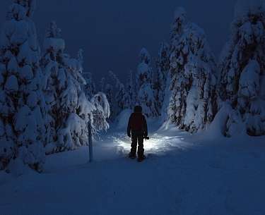 Schneeschuhwandern Nacht Schneeschuhwandern Nacht