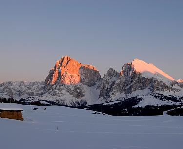 Winter on the Alpe di Siusi Winter on the Alpe di Siusi