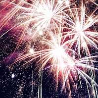 Feuerwerk an Silvester