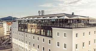 Blick auf das Restaurant