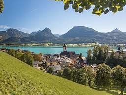 Wolfgangsee Blick auf den Wolfgangsee