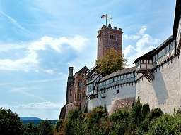 Wartburg Castle Die Wartburg in Eisenach bei schönem Wetter