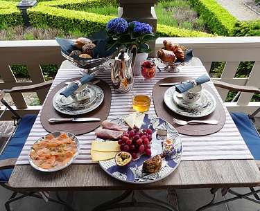Das Frühstück im B&B  Das Frühstück im B&B