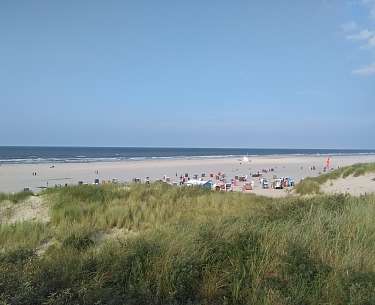 White sandy beach on Juist White sandy beach on Juist