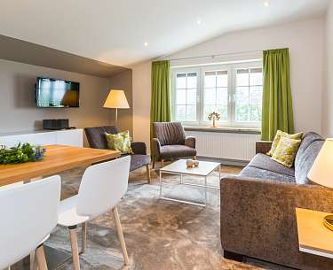 Appartment 3 Wohnbereich Fährhauslodges