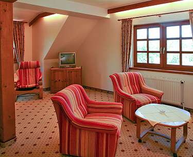 Appartment 7 Wohnzimmer Fährhauslodges