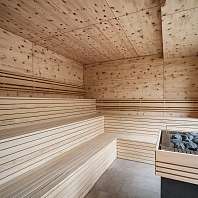 Zirben Bio Sauna in Romantik Hotel Hirschen Zirben Bio Sauna in Romantik Hotel Hirschen