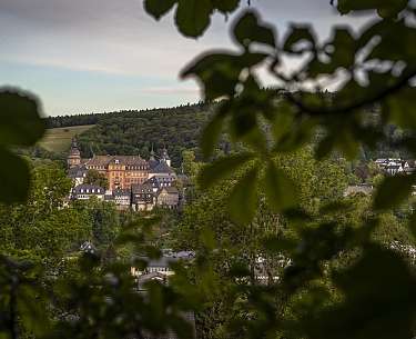 Blick auf das Schloss Bad Berleburg Blick auf das Schloss Bad Berleburg
