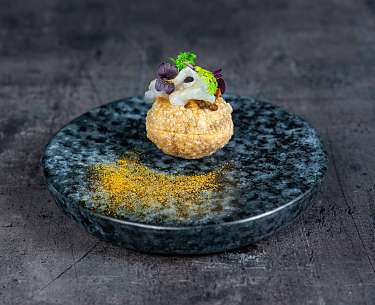 Gericht im Sternerestaurant Josephs Fine Dining