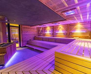 Romantischer Winkel Sauna