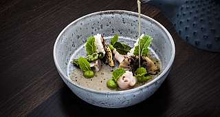 Gericht im Restaurant Waidwerk