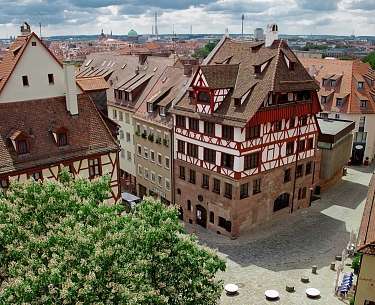 albrecht duerer haus Blick auf das Albrecht Dürer Haus, fotografiert von Birgit Fuder