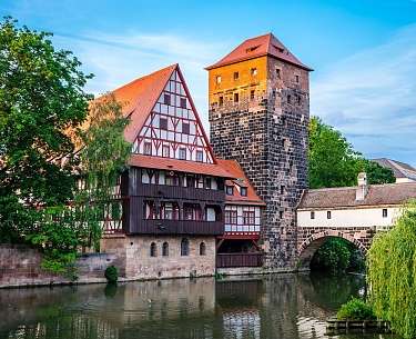 Henkersteg und Weinstadel in Nürnberg Henkersteg und Weinstadel in Nürnberg
