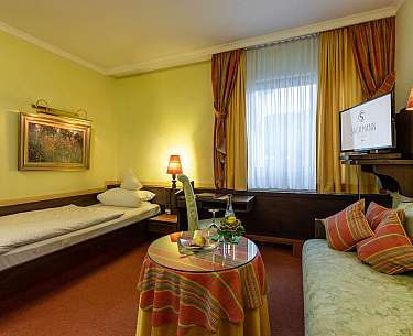 Sackmann Charme Einzelzimmer mit Balkon/Terrasse