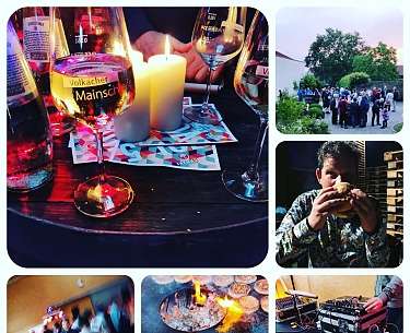Wine & Chill Party Bildercollage Wine & Chill Party