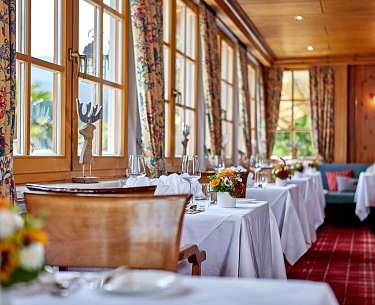 Window seats in the Restaurant Henri-Philippe Window seats in the Restaurant Henri-Philippe