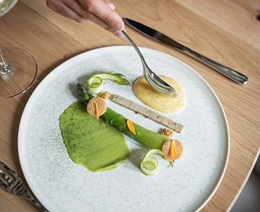 Gourmetküche Teller aus der Gourmetküche