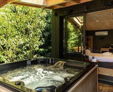 whirlpool hütte Privater Jacuzzi