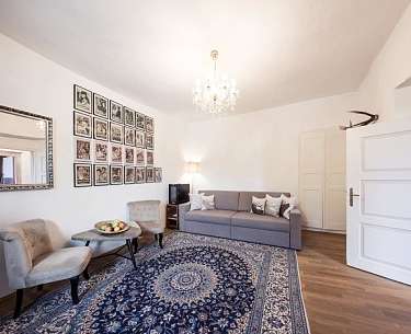 Appartement Julie Blick auf Wohnstube in einem Appartement