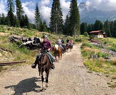Pferdetrekking in Cavallino Ranch Pferdetrekking in Cavallino Ranch