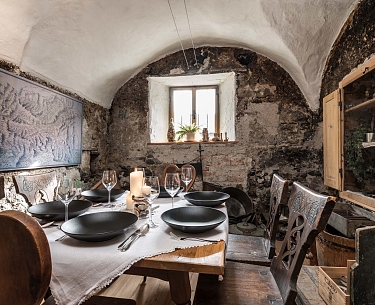 Kramerhaus Gedeckter Tisch im Kramerhaus