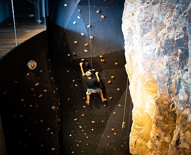Climbing in the Turm Climbing in the Turm