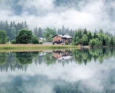 Almsee near Grünau im Almtal Almsee near Grünau im Almtal