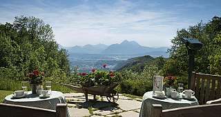 Aussicht vom Romantik Hotel Die Gersbergalm