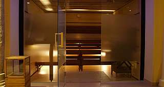 Entspannen in der Sauna 