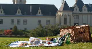 Picknick vor Schloss Grafenegg