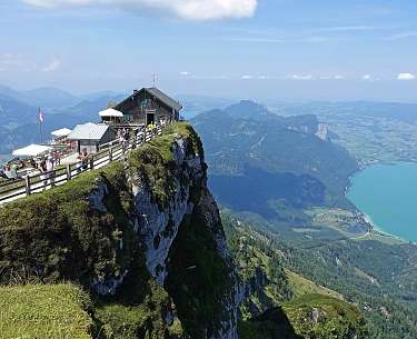 Schafberg bei Sankt Wolfgang im Salzkammergut, Österreich Schafberg bei Sankt Wolfgang im Salzkammergut, Österreich