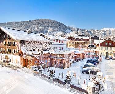 Winter Landscape at Romantik Hotel Zell am See Winter Landscape at Romantik Hotel Zell am See