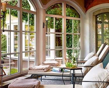 Ruhezone Ruheliegen im Relaxbereich
