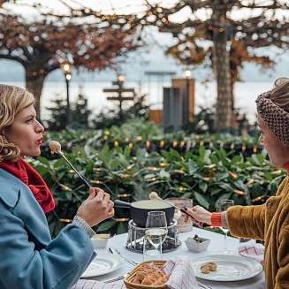 Käsefondue Seehotel Sonne