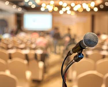 Microphone in meeting room Microphone in meeting room