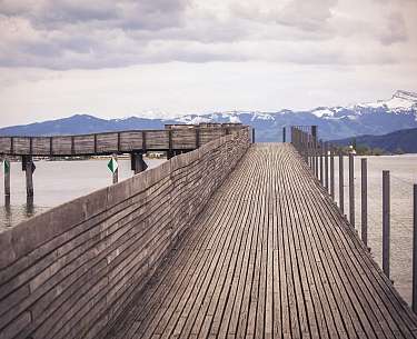 Holzbrücke Holzbrücke
