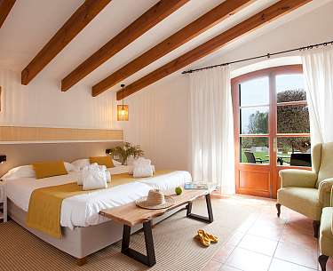 Doppelzimmer Deluxe mit Terrasse