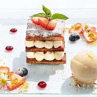 Rhabarber Mille-Feuilles