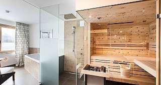 Spasuite Badezimmer Sauna