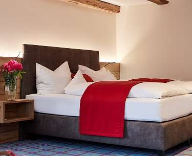 Doppelzimmer mit Balkon Romantik Hotel Rindenmühle Doppelzimmer mit Balkon Romantik Hotel Rindenmühle