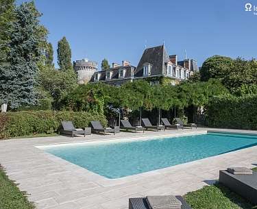 Château de Lalande pool Château de Lalande pool